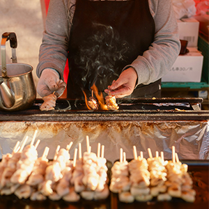 焼き鳥の写真